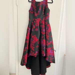 Stunning Eliza J formal gown with hi-low hem and pockets. Size 8